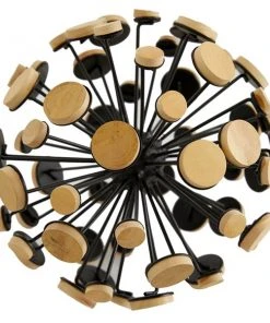 Grayson Lane Set of 2 6-in , 7-in - Brown Modern Abstract Sculpture - Metal -GRAYSON LANE shop 330858429 AlternateImage2 l