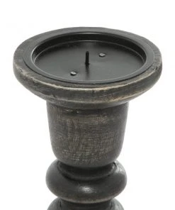 Grayson Lane 3-Candle Wood Pillar Holder - 8-in, 10-in, 12-in -GRAYSON LANE shop 330858432 AlternateImage4 l