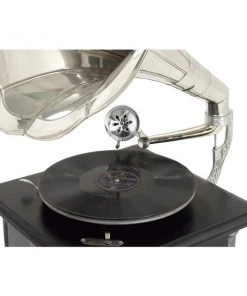 Grayson Lane Vintage Gramophone - Black Mango Wood - 26-in X 14-in -GRAYSON LANE shop 330858437 AlternateImage2 l
