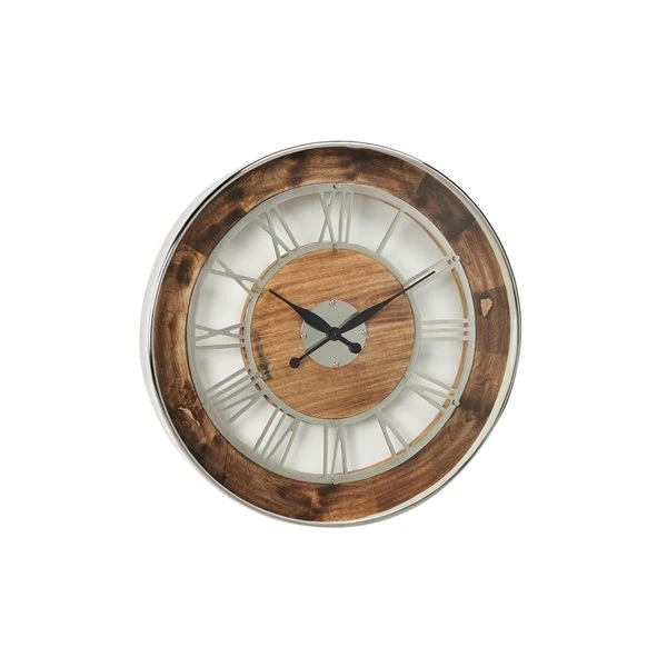 330858441_AlternateImage5_l.jpg Grayson Lane Analog 30-in x 30-in Brown Round Wall Standard Clock -GRAYSON LANE shop 330858441 AlternateImage5 l