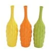Grayson Lane Set of 3 5-in x 18-in Coastal Vase - Multi Coloured - Ceramic