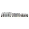 Grayson Lane Set of 3 13-in , 16-in , 19-in - Grey Farmhouse Box - Metal