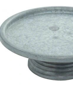 Grayson Lane 4-in x 13-in Farmhouse Cake Stand - Grey Iron -GRAYSON LANE shop 330858456 AlternateImage2 l