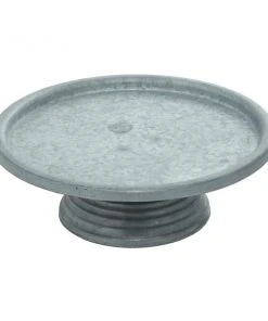 Grayson Lane 4-in x 13-in Farmhouse Cake Stand - Grey Iron -GRAYSON LANE shop 330858456 AlternateImage4 l
