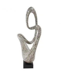 Grayson Lane Capiz Shell Abstract Sculpture- Grey - 30-in X 16-in -GRAYSON LANE shop 330858459 AlternateImage4 l