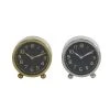 Grayson Lane Analog 6-in x 5-in Set of 2 Multiple Colours Round Tabletop Standard Clock