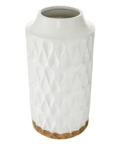 Grayson Lane Set of 2 8-in x 16-in Contemporary Vase - White Porcelain 8 Grayson Lane Set of 2 8-in x 16-in Contemporary Vase - White Porcelain -GRAYSON LANE shop 330858471 AlternateImage4 l