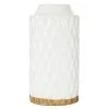 Grayson Lane Set of 2 8-in x 16-in Contemporary Vase - White Porcelain
