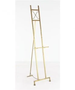 Grayson Lane Modern Easel - Brown Iron - 57-in X 17-in