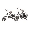 Grayson Lane Set of 2 12-in x 10-in - Black Vintage Bicycle Sculpture - Metal