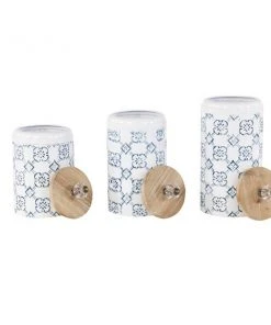 Grayson Lane Set of 3 12-in , 10-in , 9-in Farmhouse Decorative Jar - White - Metal 9 Grayson Lane Set of 3 12-in , 10-in , 9-in Farmhouse Decorative Jar - White - Metal -GRAYSON LANE shop 330858477 AlternateImage5 l