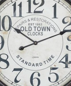 Grayson Lane Analog 39-in x 28-in Brown Round Wall Standard Clock -GRAYSON LANE shop 330858484 AlternateImage3 l