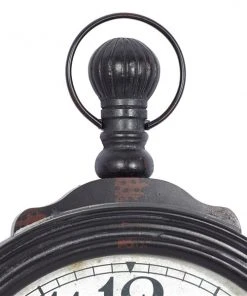 Grayson Lane Analog 39-in x 28-in Brown Round Wall Standard Clock -GRAYSON LANE shop 330858484 AlternateImage4 l