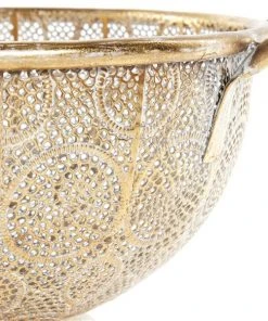 Grayson Lane Set of 2 21-in , 19-in Eclectic Decorative Bowl - Gold - Metal -GRAYSON LANE shop 330858490 AlternateImage2 l