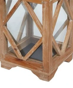 Grayson Lane 2-Candle Wood Lantern Holder - 21-in, 16-in 2 Grayson Lane 2-Candle Wood Lantern Holder - 21-in, 16-in -GRAYSON LANE shop 330858494 AlternateImage3 l