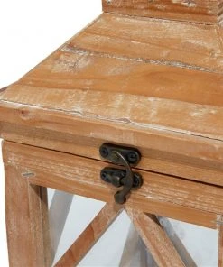 Grayson Lane 2-Candle Wood Lantern Holder - 21-in, 16-in 3 Grayson Lane 2-Candle Wood Lantern Holder - 21-in, 16-in -GRAYSON LANE shop 330858494 AlternateImage4 l