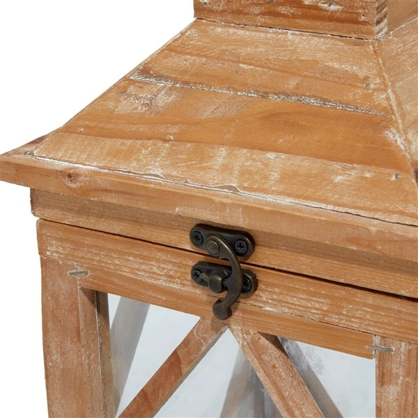 330858494_AlternateImage4_l.jpg Grayson Lane 2-Candle Wood Lantern Holder - 21-in, 16-in -GRAYSON LANE shop 330858494 AlternateImage4 l