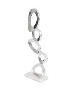 Grayson Lane Modern Sculpture - Silver Aluminum Nature - 30-in X 13-in 8 Grayson Lane Modern Sculpture - Silver Aluminum Nature - 30-in X 13-in -GRAYSON LANE shop 330858497 AlternateImage3 l