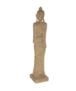 Grayson Lane Buddha Eclectic Sculpture - Brown Poly Stone- 48-in X 10-in -GRAYSON LANE shop 330858503 AlternateImage3 l