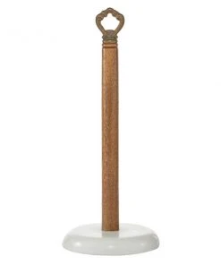 Grayson Lane Marble Freestanding White Paper Towel Holder