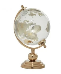 Grayson Lane Traditional Globe - Gold Glass -13-in x 9-in -GRAYSON LANE shop 330858509 AlternateImage4 l