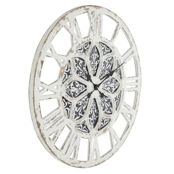 Grayson Lane Analog 28-in x 28-in White Round Wall Standard Clock 5 Grayson Lane Analog 28-in x 28-in White Round Wall Standard Clock - Image 5