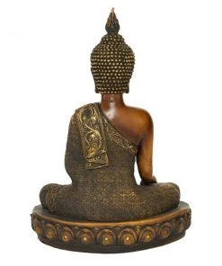Grayson Lane Bohemian Buddha Sculpture - Brown Poly Stone - 15-in X 12-in -GRAYSON LANE shop 330858528 AlternateImage5 l