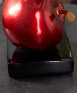 Grayson Lane Glam Decorative Apple - Red Poly Stone - 19-in X 8-in -GRAYSON LANE shop 330858530 AlternateImage2 l