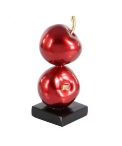 Grayson Lane Glam Decorative Apple - Red Poly Stone - 19-in X 8-in -GRAYSON LANE shop 330858530 AlternateImage4 l