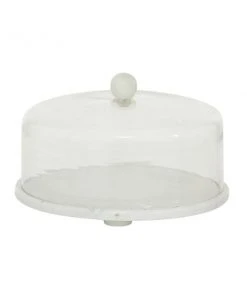 Grayson Lane 8-in x 12-in x 12-in Cake Stand - White Marble -GRAYSON LANE shop 330858531 AlternateImage4 l