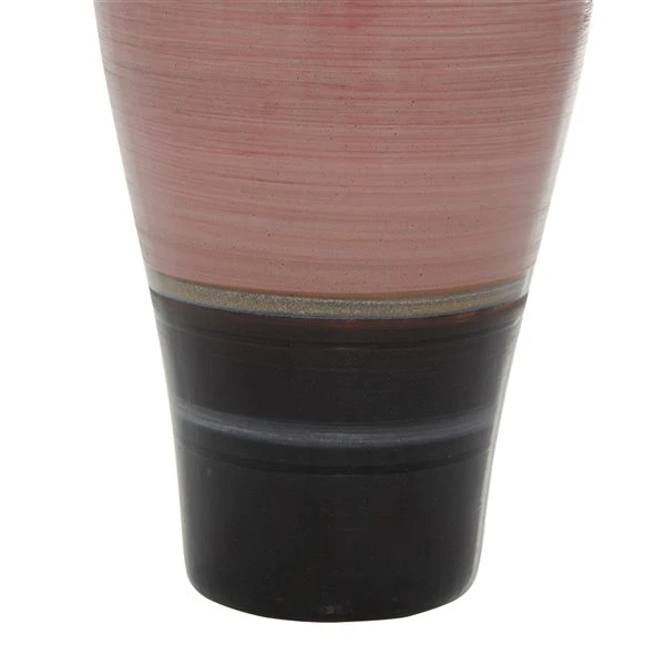 Grayson Lane Contemporary Vase - Pink Ceramic - 15-in X 6-in x 6-in 4 Grayson Lane Contemporary Vase - Pink Ceramic - 15-in X 6-in x 6-in - Image 4