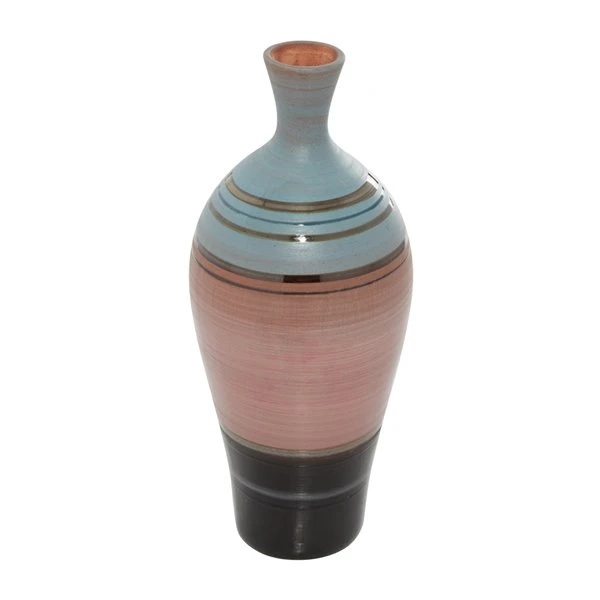 Grayson Lane Contemporary Vase - Pink Ceramic - 15-in X 6-in x 6-in 5 Grayson Lane Contemporary Vase - Pink Ceramic - 15-in X 6-in x 6-in - Image 5
