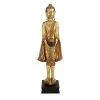 Grayson Lane Buddha Eclectic Sculpture - Gold Resin - 54-in X 16-in