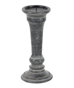 Grayson Lane 3-Candle Wood Pillar Holder - 10-in, 8-in, 6-in -GRAYSON LANE shop 330858536 AlternateImage5 l