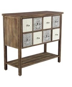 Grayson Lane Brown Fir 8-Drawer Accent Chest