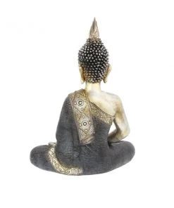 Grayson Lane Buddha Bohemian Sculpture -Brass Poly Stone - 16-in X 12-in -GRAYSON LANE shop 330858544 AlternateImage5 l
