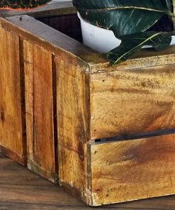 Grayson Lane Set of 3 21-in , 16-in , 13-in Farmhouse Storage Basket - Brown Wood -GRAYSON LANE shop 330858550 AlternateImage3 l