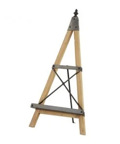 Grayson Lane Industrial Easel Light - Brown Iron - 26-in X 14-in