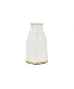 Grayson Lane Set of 2 7-in x 12-in Contemporary Vase - White Porcelain -GRAYSON LANE shop 330858563 AlternateImage4 l