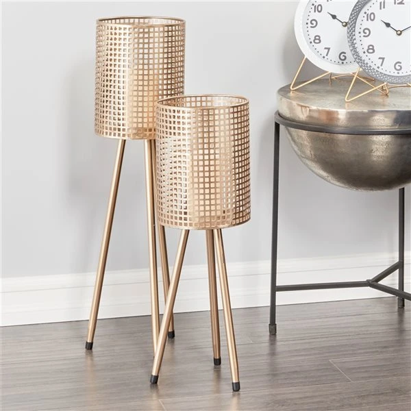 330858564_AlternateImage2_l.jpg Grayson Lane 2-Candle Metal Lantern Holder - 30-in, 24-in -GRAYSON LANE shop 330858564 AlternateImage2 l