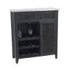 Grayson Lane 12-Bottle Black Wood Farmhouse Wine Storage