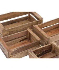 Grayson Lane Set of 4 13-in , 16-in , 19-in , 22-in Farmhouse Storage Basket - Brown Mahogany 7 Grayson Lane Set of 4 13-in , 16-in , 19-in , 22-in Farmhouse Storage Basket - Brown Mahogany -GRAYSON LANE shop 330858574 AlternateImage3 l