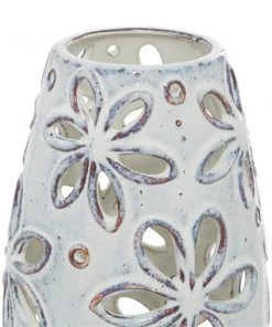 Grayson Lane Set of 2 14-in , 11-in Farmhouse Vase - White - Ceramic -GRAYSON LANE shop 330858575 AlternateImage2 l