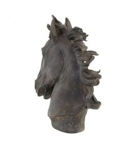 Grayson Lane Traditional Sculpture - Brown Poly Stone Horse - 25-in X 22-in -GRAYSON LANE shop 330858584 AlternateImage3 l