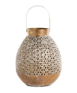 Grayson Lane 1-Candle Metal Lantern Holder - 16-in x 13-in -GRAYSON LANE shop 330858587 AlternateImage5 l