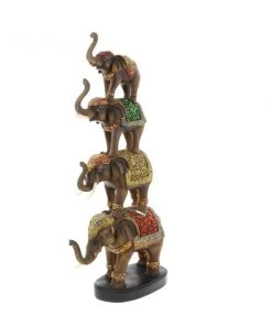 Grayson Lane Elephant Eclectic Sculpture - Brown Poly Stone - 18-in X 9-in -GRAYSON LANE shop 330858598 AlternateImage4 l