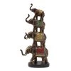 Grayson Lane Elephant Eclectic Sculpture - Brown Poly Stone - 18-in X 9-in
