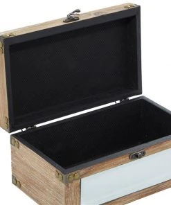 Grayson Lane Set of 2 12-in , 9-in Brown Natural Box Wood -GRAYSON LANE shop 330858600 AlternateImage3 l