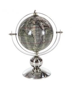 Grayson Lane Traditional Globe - Silver Stainless Steel - 10-in x 8-in
