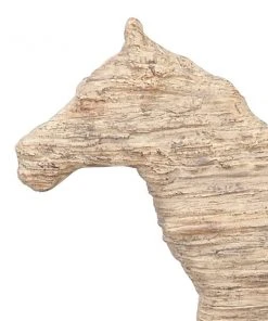 Grayson Lane Horse Vintage Sculpture - Beige Poly Stone - 19-in X 12-in -GRAYSON LANE shop 330858613 AlternateImage2 l